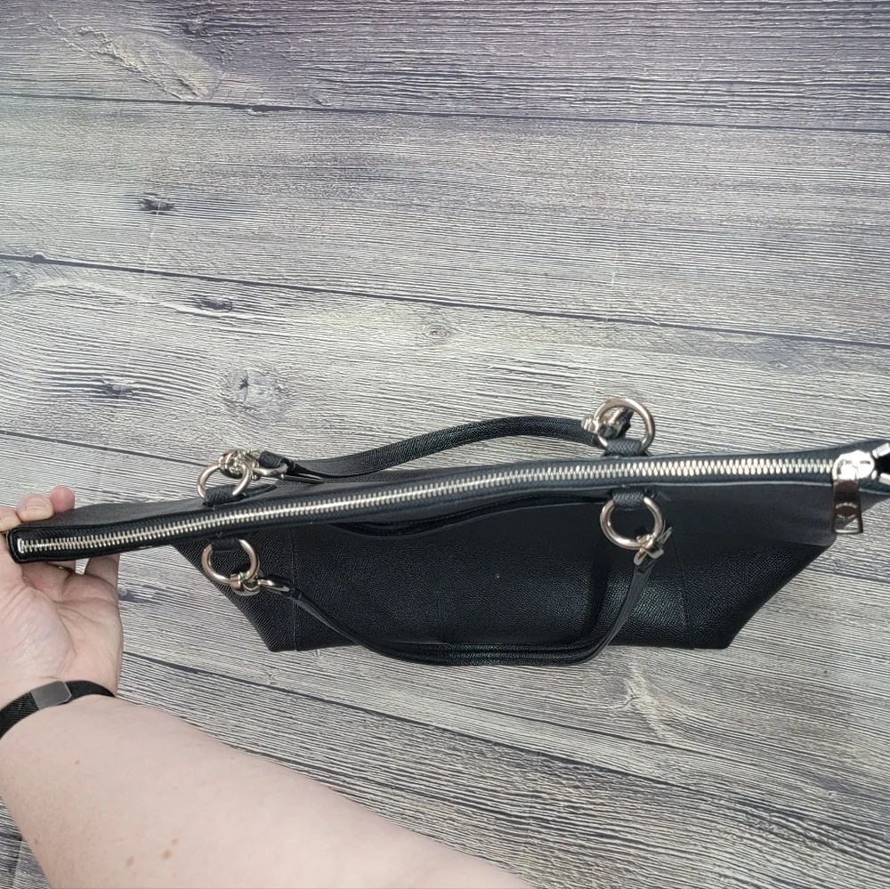 Coach Madison Hobo Black Leather Bag